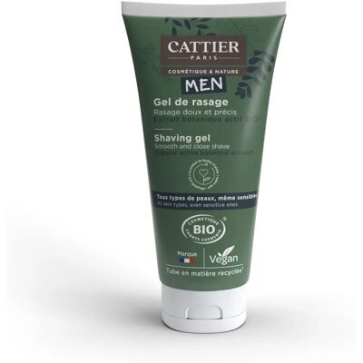 Cattier Men Biológiai Borotválkozó Gél - 150ml Cattier Men Biológiai Borotválkozó Gél - 150ml