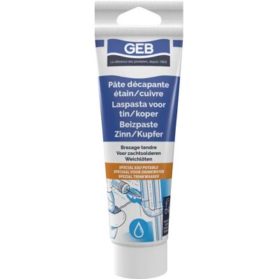 Geb 125ML Pâte à souder cuivre/étain - Pâte pour soudure cuivre et alliages - Publicité Geb 125ML Pâte à souder cuivre/étain - Pâte pour soudure cuivre et alliages - Publicité