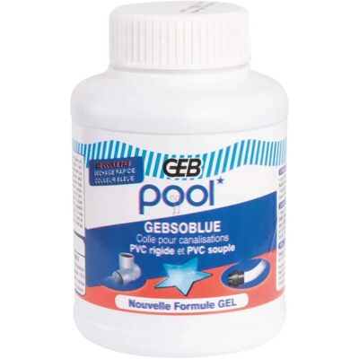 Colle PVC pour Piscine Gebsoblue - Résistante à l'eau - 250ml - Publicité Colle PVC pour Piscine Gebsoblue - Résistante à l'eau - 250ml - Publicité