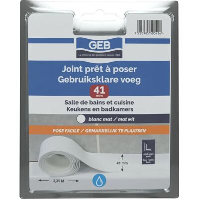 GEB Joint d'étanchéité 40 mm x 3,35 m - Joint d'étanchéité - Publicité GEB Joint d'étanchéité 40 mm x 3,35 m - Joint d'étanchéité - Publicité