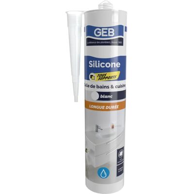 Geb Silikondichtstoff - 280 Ml - Für Alle Flächen Weiß Geb Silikondichtstoff - 280 Ml - Für Alle Flächen Weiß