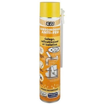 GEB Mousse Ignifuge 750ml - Spray Résistant au Feu - Publicité GEB Mousse Ignifuge 750ml - Spray Résistant au Feu - Publicité