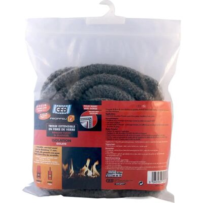 Cordage en fibre de verre extensible Propfeu - Étanchéité thermique pour fours et chaudières - Publicité Cordage en fibre de verre extensible Propfeu - Étanchéité thermique pour fours et chaudières - Publicité