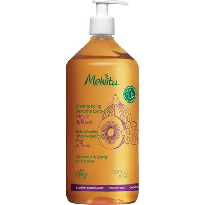 Melvita Figue Kiwi Bio 2-en-1 Shampooing Douche - Shampoo - Publicité Melvita Figue Kiwi Bio 2-en-1 Shampooing Douche - Shampoo - Publicité