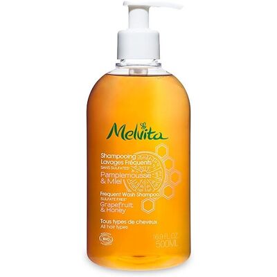 Shampoing Fréquent Organique Melvita - Shampoo - Publicité Shampoing Fréquent Organique Melvita - Shampoo - Publicité