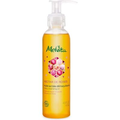 Melvita Aceite Desmaquillante de Rosa Orgánico - Aceite Limpiador Melvita Aceite Desmaquillante de Rosa Orgánico - Aceite Limpiador