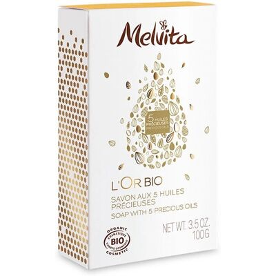 Melvita Bio-Extraordinaire Seife - Mit 5 Ölen für Gesicht & Körper Melvita Bio-Extraordinaire Seife - Mit 5 Ölen für Gesicht & Körper
