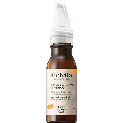 Huile de Noyaux d'Abricot Melvita - Peau Sensible - 50ml - Huile Visage et Corps - Publicité Huile de Noyaux d'Abricot Melvita - Peau Sensible - 50ml - Huile Visage et Corps - Publicité