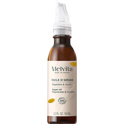 Huile d'Argan Bio Melvita 100ml - Huile de Beauté - Publicité Huile d'Argan Bio Melvita 100ml - Huile de Beauté - Publicité