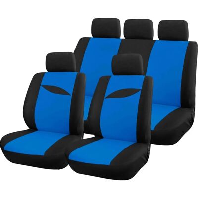 Provence Outillage Blaue Autositzbezug - Universell passend Provence Outillage Blaue Autositzbezug - Universell passend