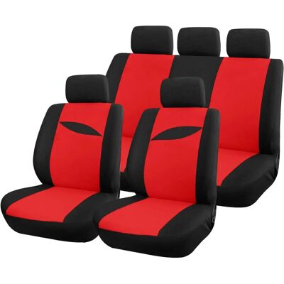 Set di Cover Auto Provence Outillage - Rosso - 9 Pezzi Set di Cover Auto Provence Outillage - Rosso - 9 Pezzi