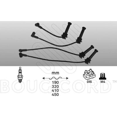 EFI AUTOMOTIVE 4178 Ignition Wire Set - Resistive, Round - Ford Mazda Volvo EFI AUTOMOTIVE 4178 Ignition Wire Set - Resistive, Round - Ford Mazda Volvo