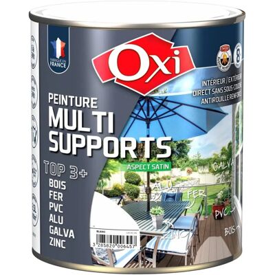 Peinture Satinée TOP3 Oxi - Multi-supports - Blanc - Publicité Peinture Satinée TOP3 Oxi - Multi-supports - Blanc - Publicité
