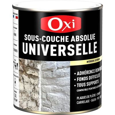 Apprêt Universel Absolu Oxi - Blanc - 2,5L - Publicité Apprêt Universel Absolu Oxi - Blanc - 2,5L - Publicité