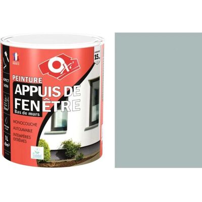 Peinture Siloxane Gris Clair OXI Auto-nettoyante - Facade Mur Intérieur Extérieur - Peinture - Publicité Peinture Siloxane Gris Clair OXI Auto-nettoyante - Facade Mur Intérieur Extérieur - Peinture - Publicité