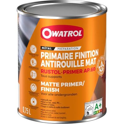 Owatrol Rustol Primer Ap.60 - Imprimé anti-corrosion pour toutes surfaces - Publicité Owatrol Rustol Primer Ap.60 - Imprimé anti-corrosion pour toutes surfaces - Publicité
