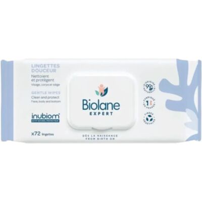 Biolane Expert Feuchte Tücher - Sanfte Babytücher - 72 Stück Biolane Expert Feuchte Tücher - Sanfte Babytücher - 72 Stück
