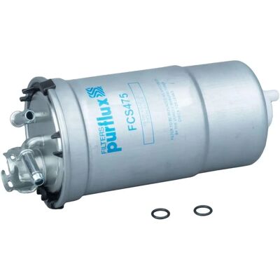 PURFLUX VW SKODA SEAT Fuel Filter - FCS475 - 80mm Diameter PURFLUX VW SKODA SEAT Fuel Filter - FCS475 - 80mm Diameter