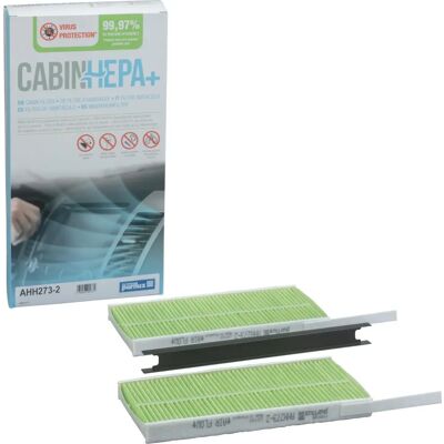 Filtro de aire de cabina PURFLUX AHH273-2 PU1219E - HEPA partículas Filtro de aire de cabina PURFLUX AHH273-2 PU1219E - HEPA partículas