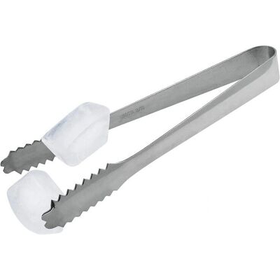 Pinces à glaçons en acier inoxydable - Gris - Publicité Pinces à glaçons en acier inoxydable - Gris - Publicité
