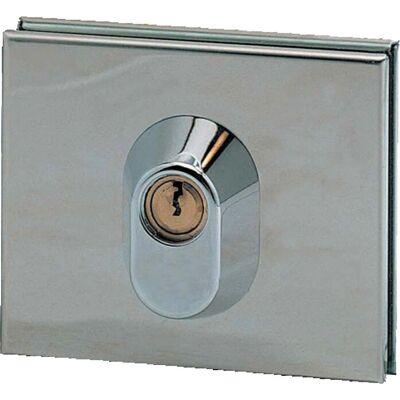 Serrure en Verre ASSA ABLOY Finition Chrome - 1358.30.0 - Publicité Serrure en Verre ASSA ABLOY Finition Chrome - 1358.30.0 - Publicité