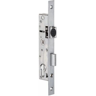 Cerradura de acero ASSA ABLOY - 70mm distancia - Cuadrado 8mm - Reversible Cerradura de acero ASSA ABLOY - 70mm distancia - Cuadrado 8mm - Reversible