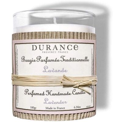 Durance - Lavender Candle - 180 g - Fait main - Candle - Publicité Durance - Lavender Candle - 180 g - Fait main - Candle - Publicité