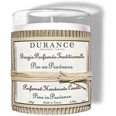 Bougie artisanale en ambre Durance - 40h parfum de qualité - Publicité Bougie artisanale en ambre Durance - 40h parfum de qualité - Publicité