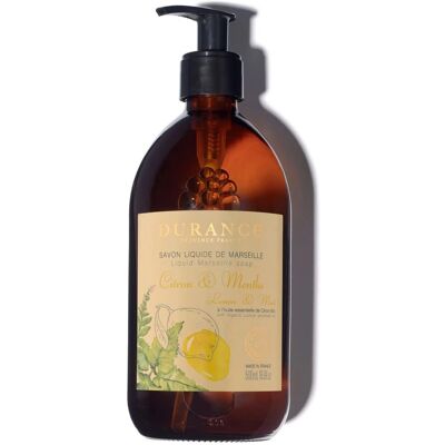 Durance Flytende Marseille Såpe - Sitron & Mynt 500ml Durance Flytende Marseille Såpe - Sitron & Mynt 500ml