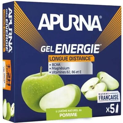 Apurna Gel Énergie Pomme Verte - Energy Gel - Publicité Apurna Gel Énergie Pomme Verte - Energy Gel - Publicité