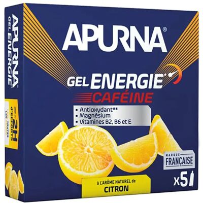 Gels énergétiques citron Apurna Bleu - Energy Gels - Publicité Gels énergétiques citron Apurna Bleu - Energy Gels - Publicité