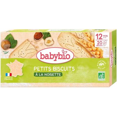 Babybio Petits Biscuits à la Noisette - Snack Bio pour Enfants 12+ Mois - Publicité Babybio Petits Biscuits à la Noisette - Snack Bio pour Enfants 12+ Mois - Publicité