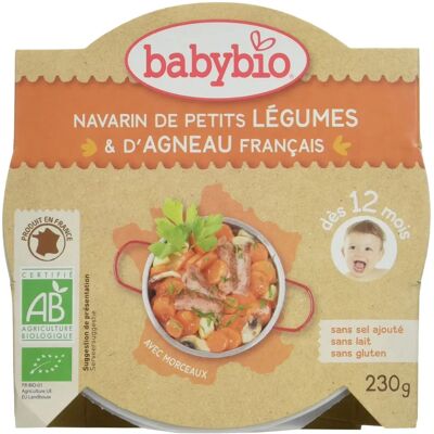 Babybio Bio-Lamm-Gemüsemenü - 230g Babybio Bio-Lamm-Gemüsemenü - 230g