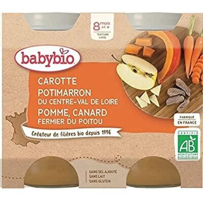 Babybio Kleine Gläschen mit Bio-Gemüse & Ente - Babynahrung Babybio Kleine Gläschen mit Bio-Gemüse & Ente - Babynahrung