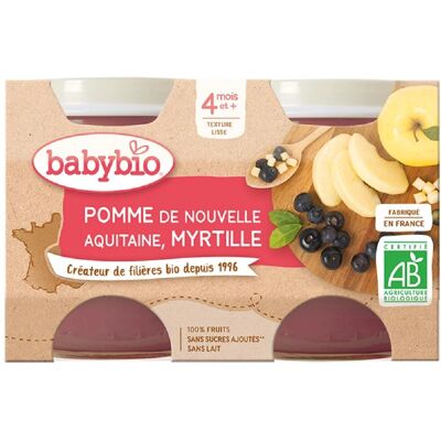 BABYBIO Bio-Apfel-Heidelbeer-Brei - Baby-Preis BABYBIO Bio-Apfel-Heidelbeer-Brei - Baby-Preis