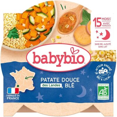 Babybio Bio Baby Essen Süßkartoffeln Weizen 260 g - Babybio Babynahrung Babybio Bio Baby Essen Süßkartoffeln Weizen 260 g - Babybio Babynahrung