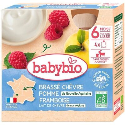 Babybio Ziegenmilch Apfel Himbeere - Babyfood Babybio Ziegenmilch Apfel Himbeere - Babyfood
