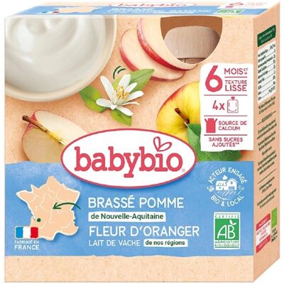 BabyBio Französische Kuhmilch Orange Apfel Babyfood Beutel BabyBio Französische Kuhmilch Orange Apfel Babyfood Beutel