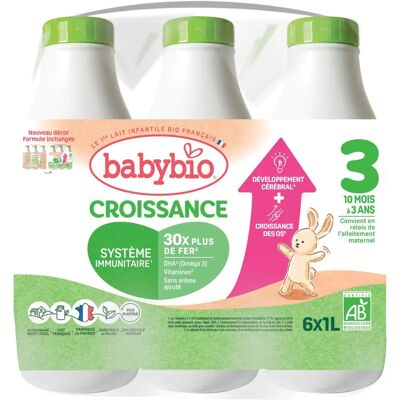 Babybio Bio-Kuhmilch für Babys 10 Monate-3 Jahre - Folge-Milch Babybio Bio-Kuhmilch für Babys 10 Monate-3 Jahre - Folge-Milch