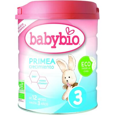 Babybio Leche Infantil Primea 3 Ecológica - Leche de Vacuna para Niños 12+ Meses Babybio Leche Infantil Primea 3 Ecológica - Leche de Vacuna para Niños 12+ Meses