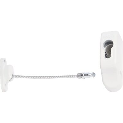 Socona H6S Verrou de fenêtre - Câble 170mm - Blanc - Verrouillage de fenêtre - Publicité Socona H6S Verrou de fenêtre - Câble 170mm - Blanc - Verrouillage de fenêtre - Publicité