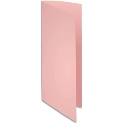 Chemises Rose EXACOMPTA 100 pcs - 210g - A4 - Publicité Chemises Rose EXACOMPTA 100 pcs - 210g - A4 - Publicité