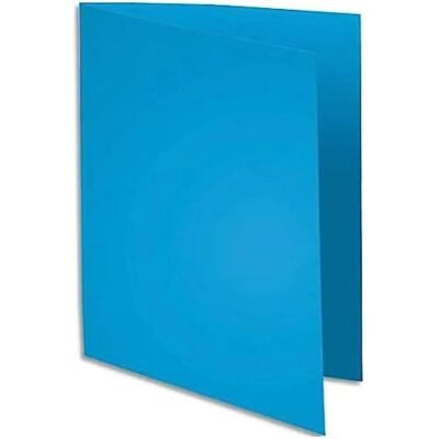 Exacompta Super 250 Mappar - 210g/m² - Vivid blå Exacompta Super 250 Mappar - 210g/m² - Vivid blå