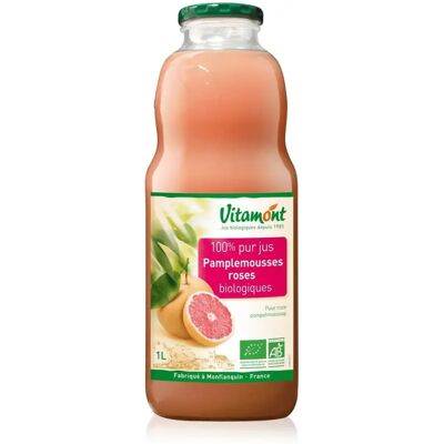 Vitamont Jus de pamplemousse rose 1L - Jus - Publicité Vitamont Jus de pamplemousse rose 1L - Jus - Publicité