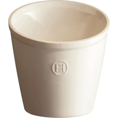 Pot à Ustensiles Emile Henry Argile - Design lourd en Crème Pot à Ustensiles Emile Henry Argile - Design lourd en Crème