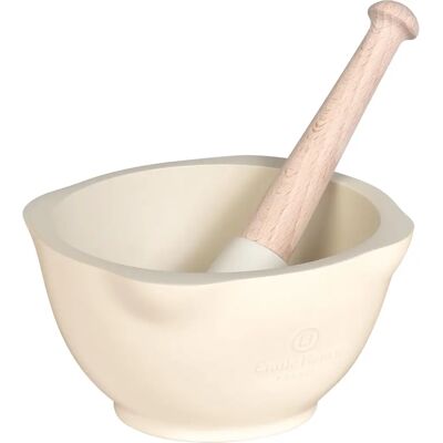 Emile Henry Clay Mortar & Pestle - Kitchenware Emile Henry Clay Mortar & Pestle - Kitchenware
