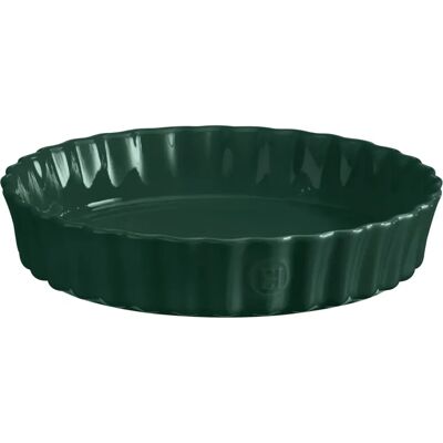 Plat à Flan Vert Cèdre 24cm Emile Henry - Plat à Flan Plat à Flan Vert Cèdre 24cm Emile Henry - Plat à Flan