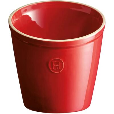 Emile Henry Pot à Ustensiles Burgundy - Rangement de Cuisine - Organisateur d'Outils - Publicité Emile Henry Pot à Ustensiles Burgundy - Rangement de Cuisine - Organisateur d'Outils - Publicité