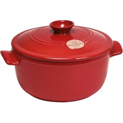 Emile Henry Casserole Burgundy 2.5L - Cocotte Emile Henry Casserole Burgundy 2.5L - Cocotte