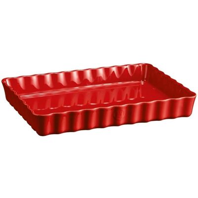 Emile Henry Forma de Tarte Profunda Borgonha - 24cm Emile Henry Forma de Tarte Profunda Borgonha - 24cm